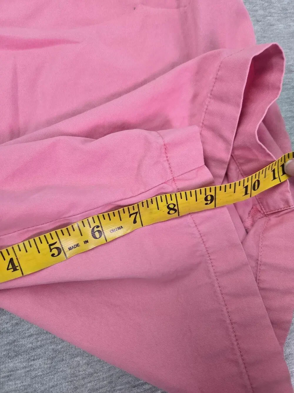 Peter Millar Shorts Mens 44 Pink Chino Flat Front Cotton Pockets Casual Summer
